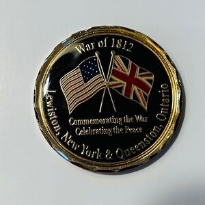 Challenge Coin  for the Battle of Queenston Heights during the War of 1812